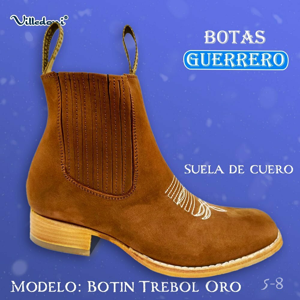 Botas-Guerrero-Botin-Trebol-Oro-5al8